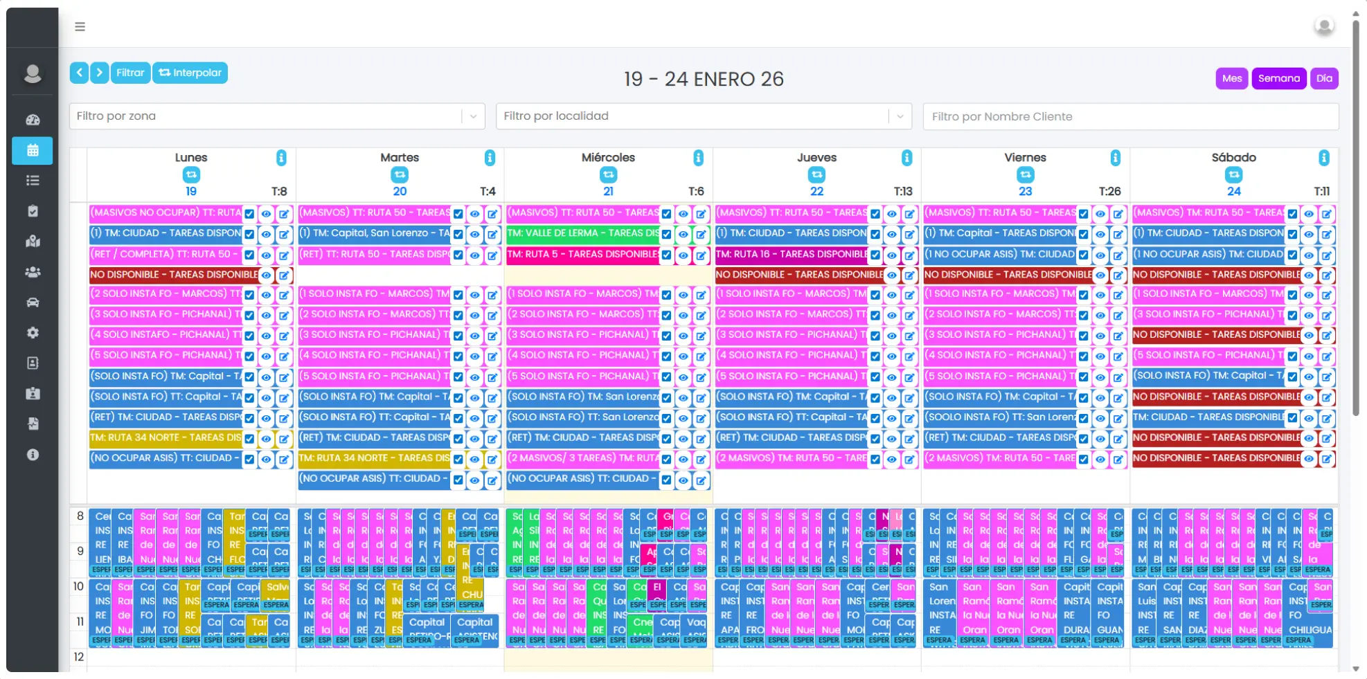 Calendario heredado — sistema anterior