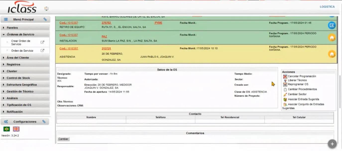 Screenshot de iClass