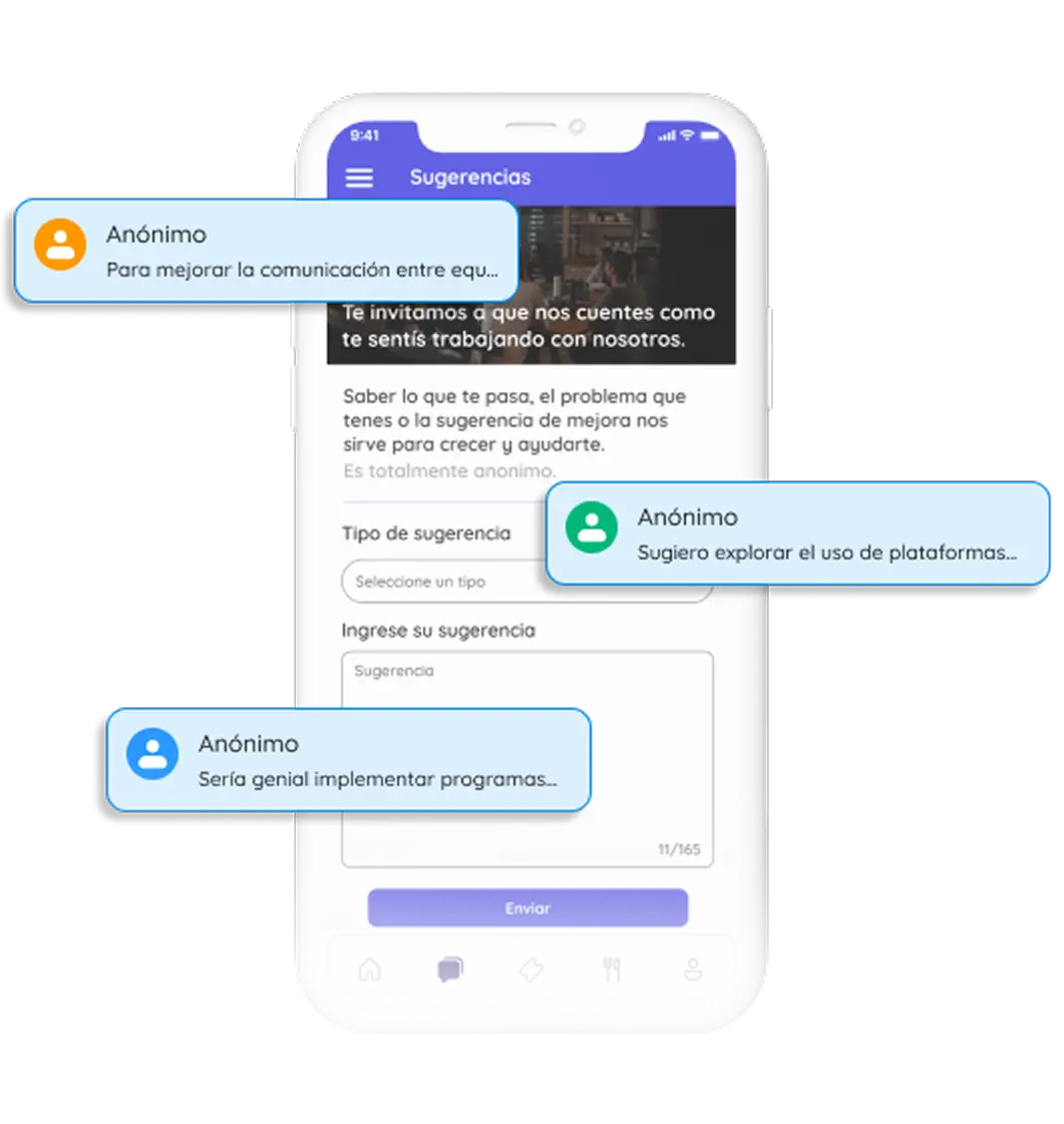 Modulo de sugerencias